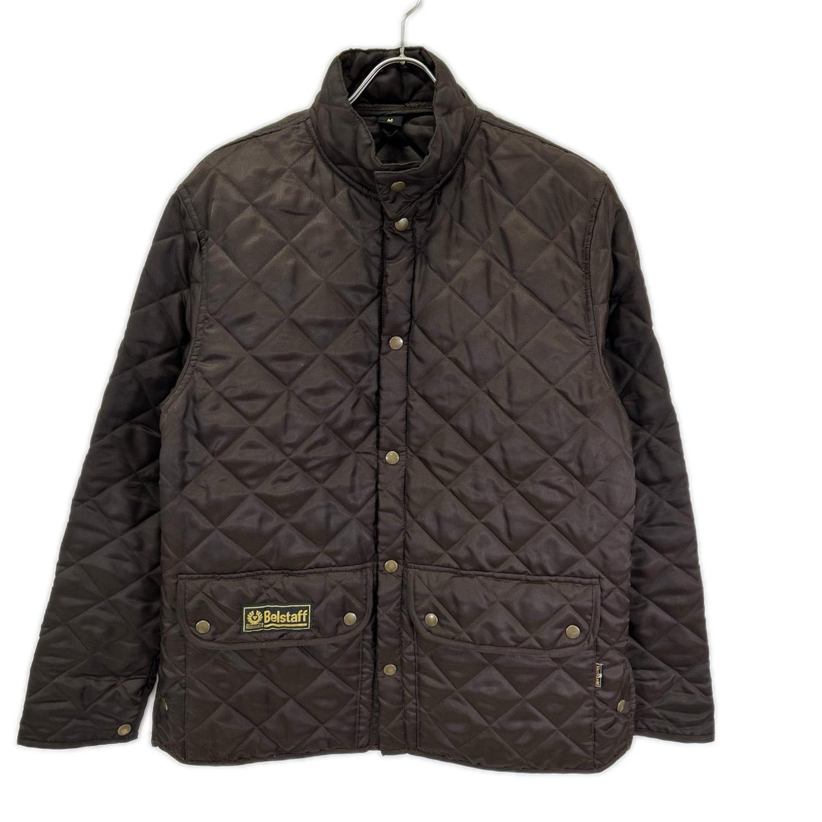 BELSTAFF ベルスタッフ ブラウン ロゴパッチ キルティング ジャケット ジャケット