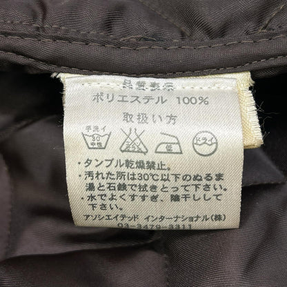 BELSTAFF ベルスタッフ ブラウン ロゴパッチ キルティング ジャケット ジャケット