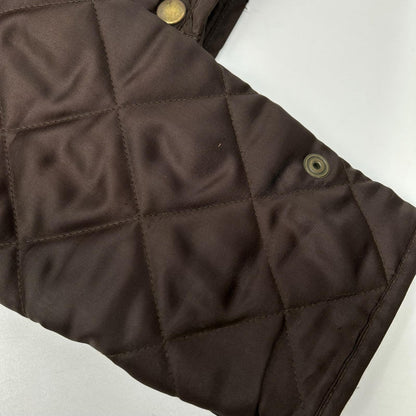 BELSTAFF ベルスタッフ ブラウン ロゴパッチ キルティング ジャケット ジャケット