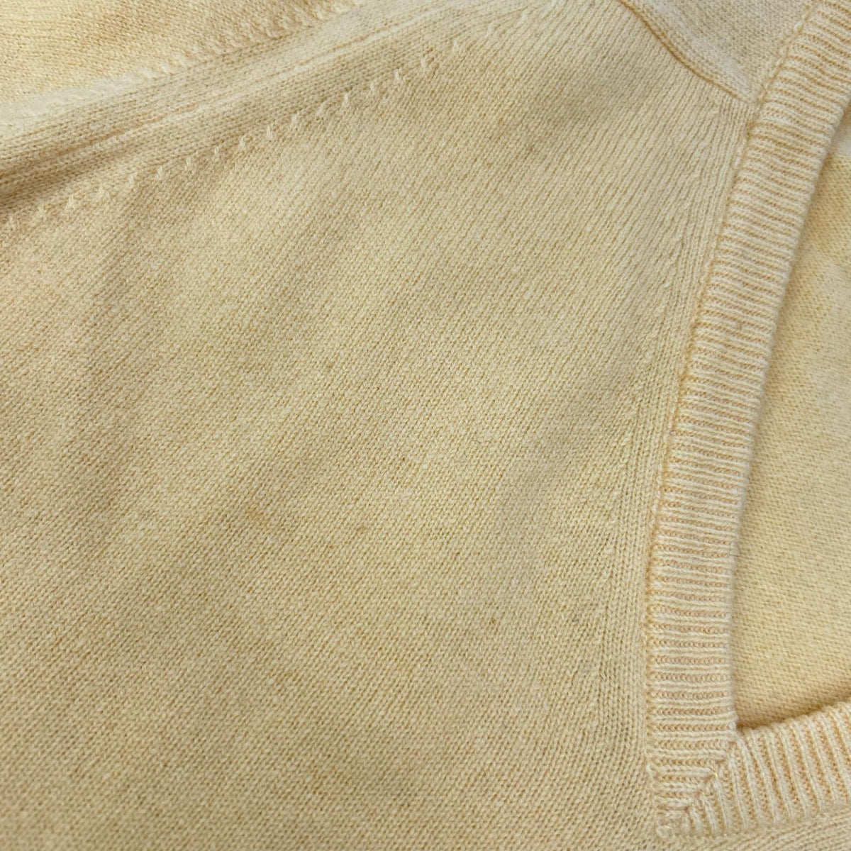 Burberry's バーバリーズ イエロー スコットランド製 ウール セーター トップス