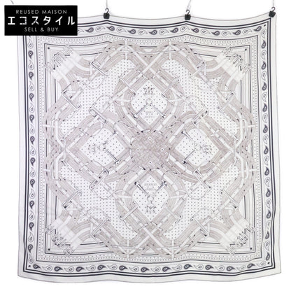 HERMES エルメス 美品 26SS Mors a Jouets カシミヤシルク カレジェアン140 スカーフ