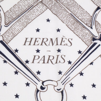 HERMES エルメス 美品 26SS Mors a Jouets カシミヤシルク カレジェアン140 スカーフ