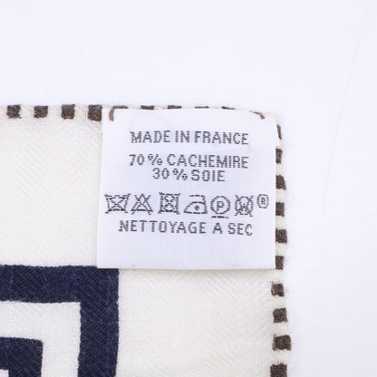 HERMES エルメス 美品 26SS Mors a Jouets カシミヤシルク カレジェアン140 スカーフ