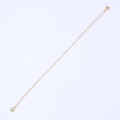 agete アガット 【美品】10254116861 K18 0.08 ダイヤモンド ネックレス