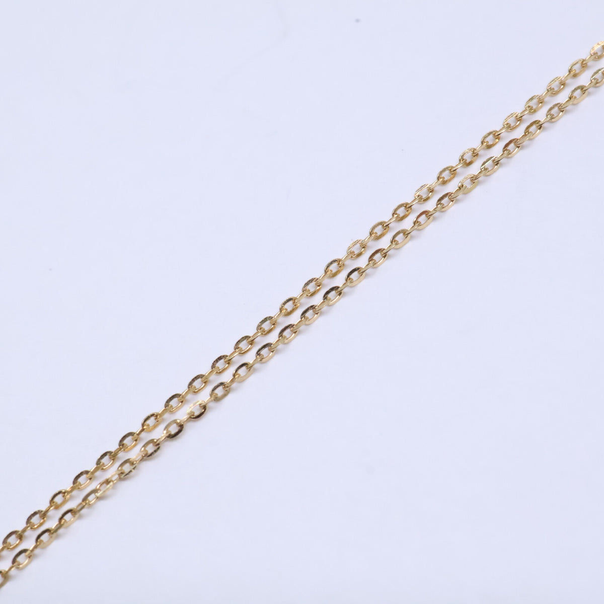 agete アガット 【美品】10254116861 K18 0.08 ダイヤモンド ネックレス