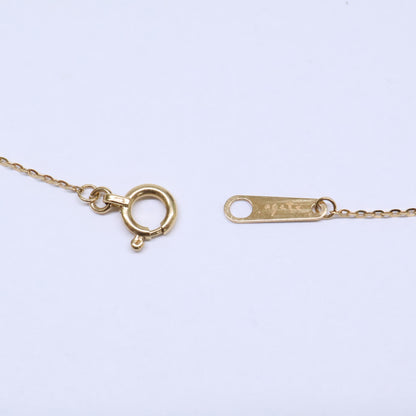 agete アガット 【美品】10254116861 K18 0.08 ダイヤモンド ネックレス