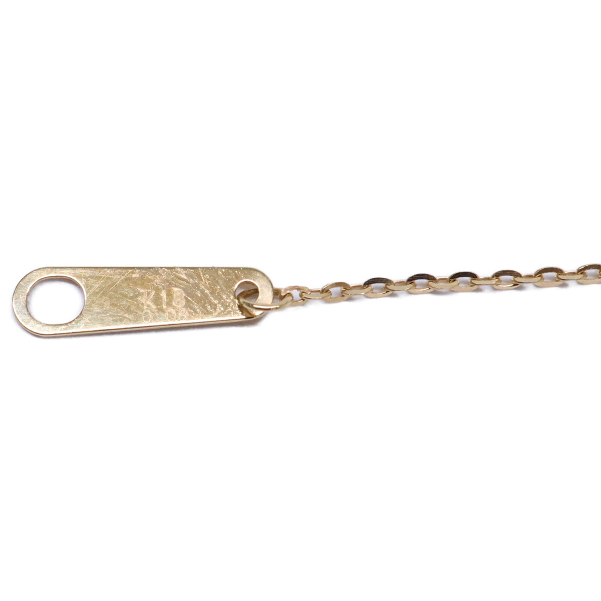 agete アガット 【美品】10254116861 K18 0.08 ダイヤモンド ネックレス