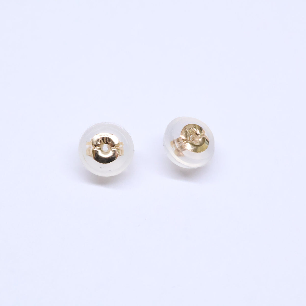 agete アガット 【美品】10244112428 K10 0.02刻印 ダイヤモンド ピアス