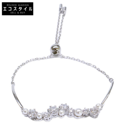 SWAROVSKI スワロフスキー 【美品】Constella クリスタルパール キュービックジルコニア プルクロージャー式 ブレスレット