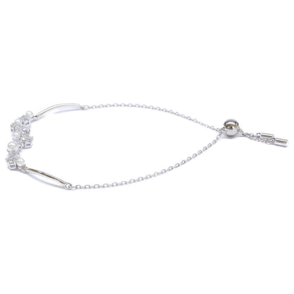SWAROVSKI スワロフスキー 【美品】Constella クリスタルパール キュービックジルコニア プルクロージャー式 ブレスレット