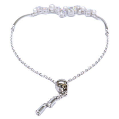 SWAROVSKI スワロフスキー 【美品】Constella クリスタルパール キュービックジルコニア プルクロージャー式 ブレスレット