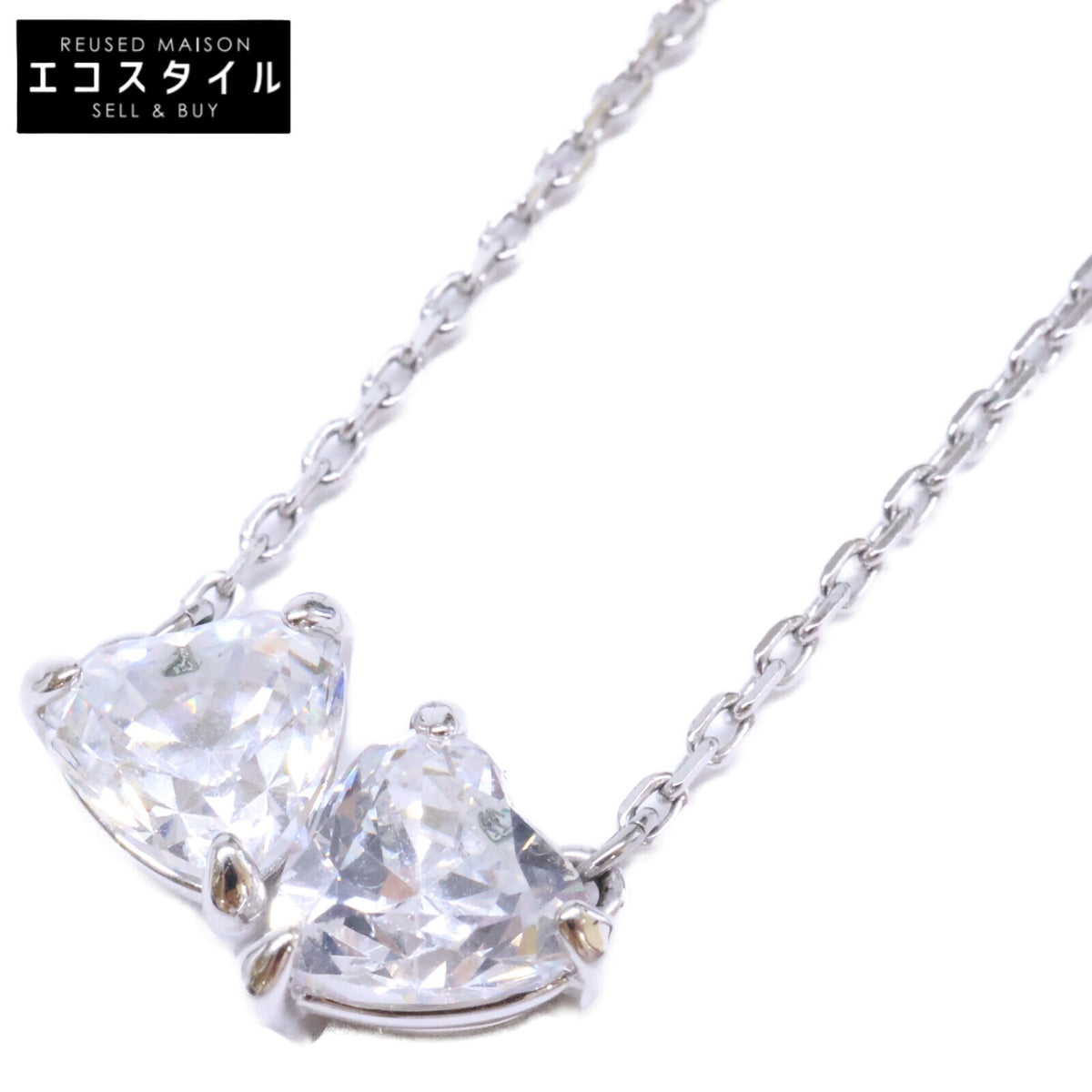 SWAROVSKI スワロフスキー 【美品】AttractSoul ハート ジルコニア ネックレス