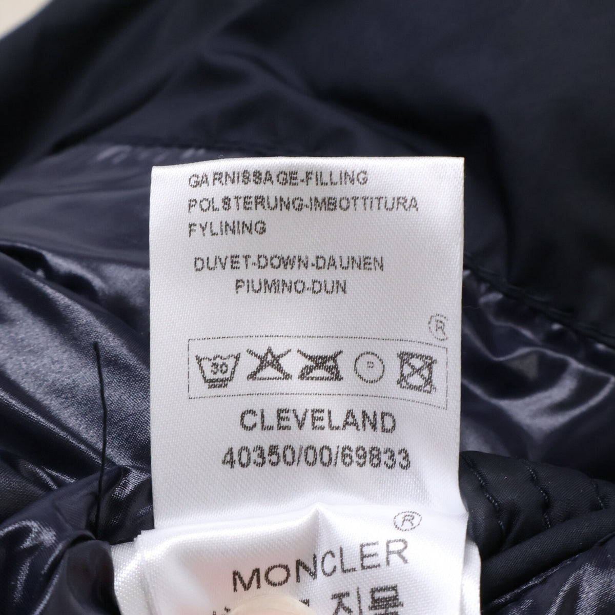 MONCLER モンクレール CLEVELAND ライダースデザイン ダウンジャケット ジャケット