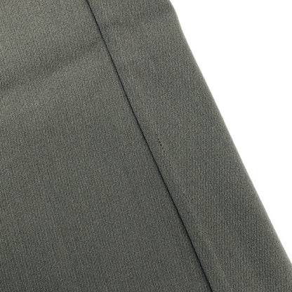 カーキ レーヨン ウール ワイドパンツ ボトムス
