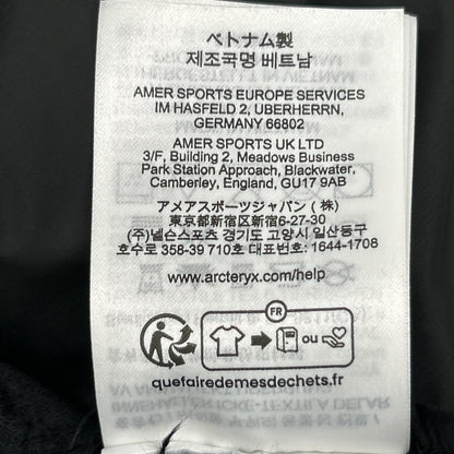 ARC'TERYX アークテリクス X000010579 25年 ブラック Cerium Jacket ジャケット ジャケット