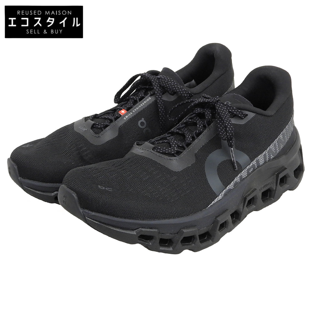 ON オン 美品 ランニングシューズ クラウドモンスター 2 シューズ メンズ 黒 ブラック 25cm 3ME10121043 シューズ