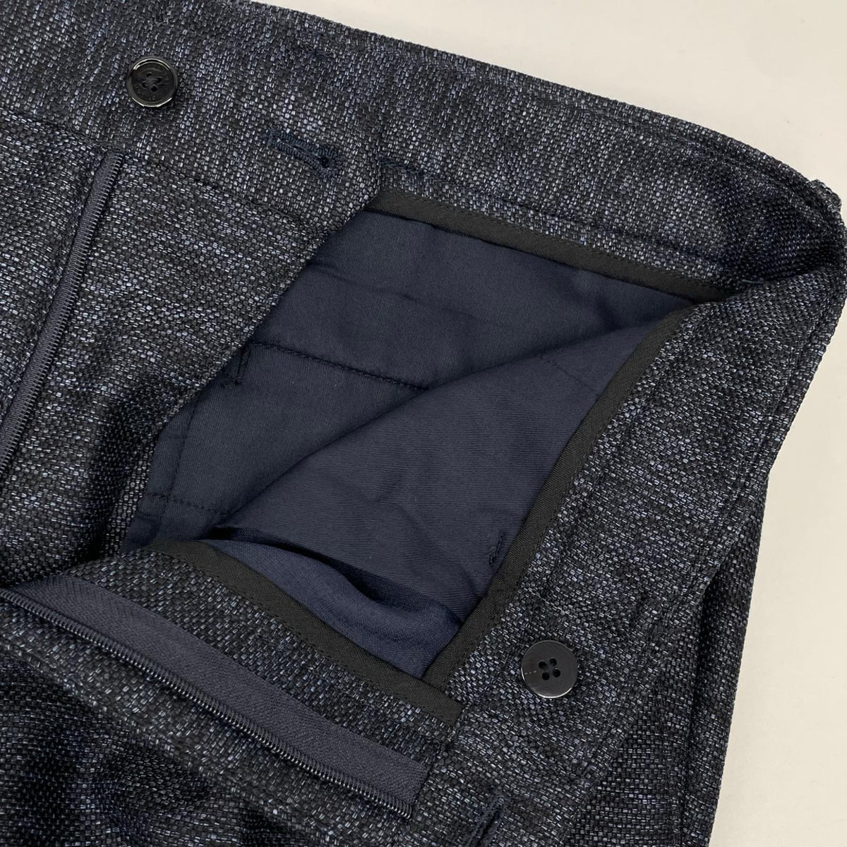 MACKINTOSH LONDON マッキントッシュロンドン G1R49 ネイビー ランジメッシュ セットアップパンツ ボトムス