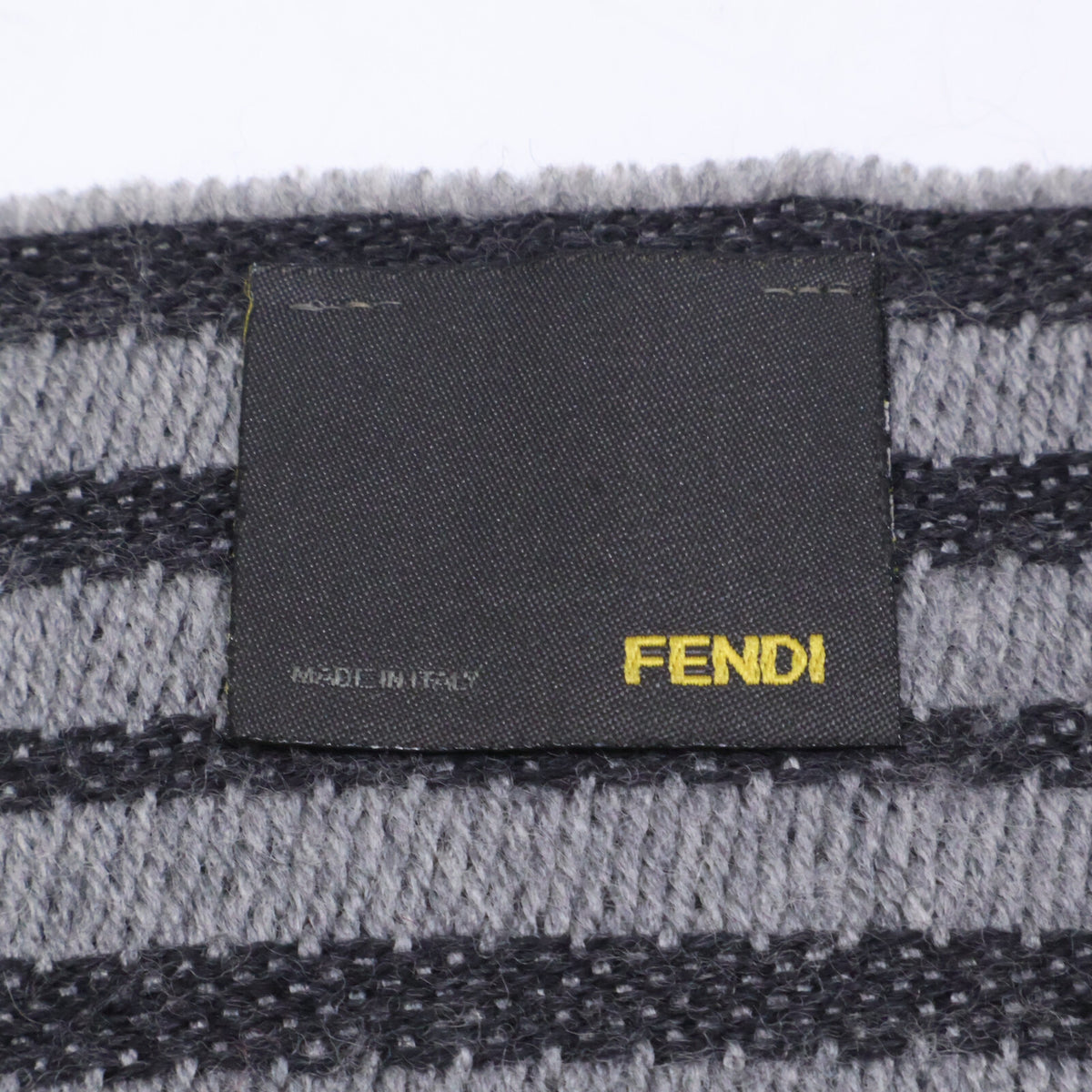 FENDI フェンディ ウール フリンジ マフラー