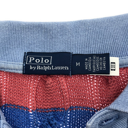 POLObyRalphLauren ポロラルフローレン マルチカラー ボーダー ケーブルニット ポロシャツ トップス
