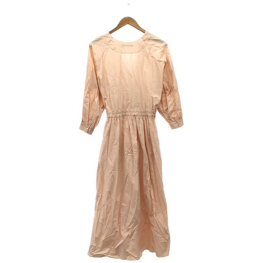 luana ルアナ 270401449 ピンク コットン ポプリン カシュクール ワンピース トップス