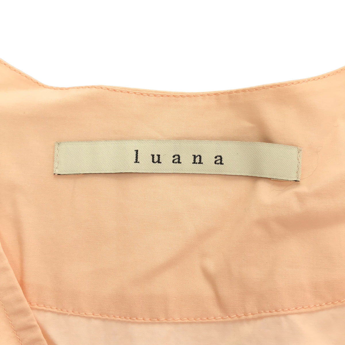 luana ルアナ 270401449 ピンク コットン ポプリン カシュクール ワンピース トップス