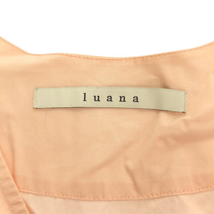 luana ルアナ 270401449 ピンク コットン ポプリン カシュクール ワンピース トップス