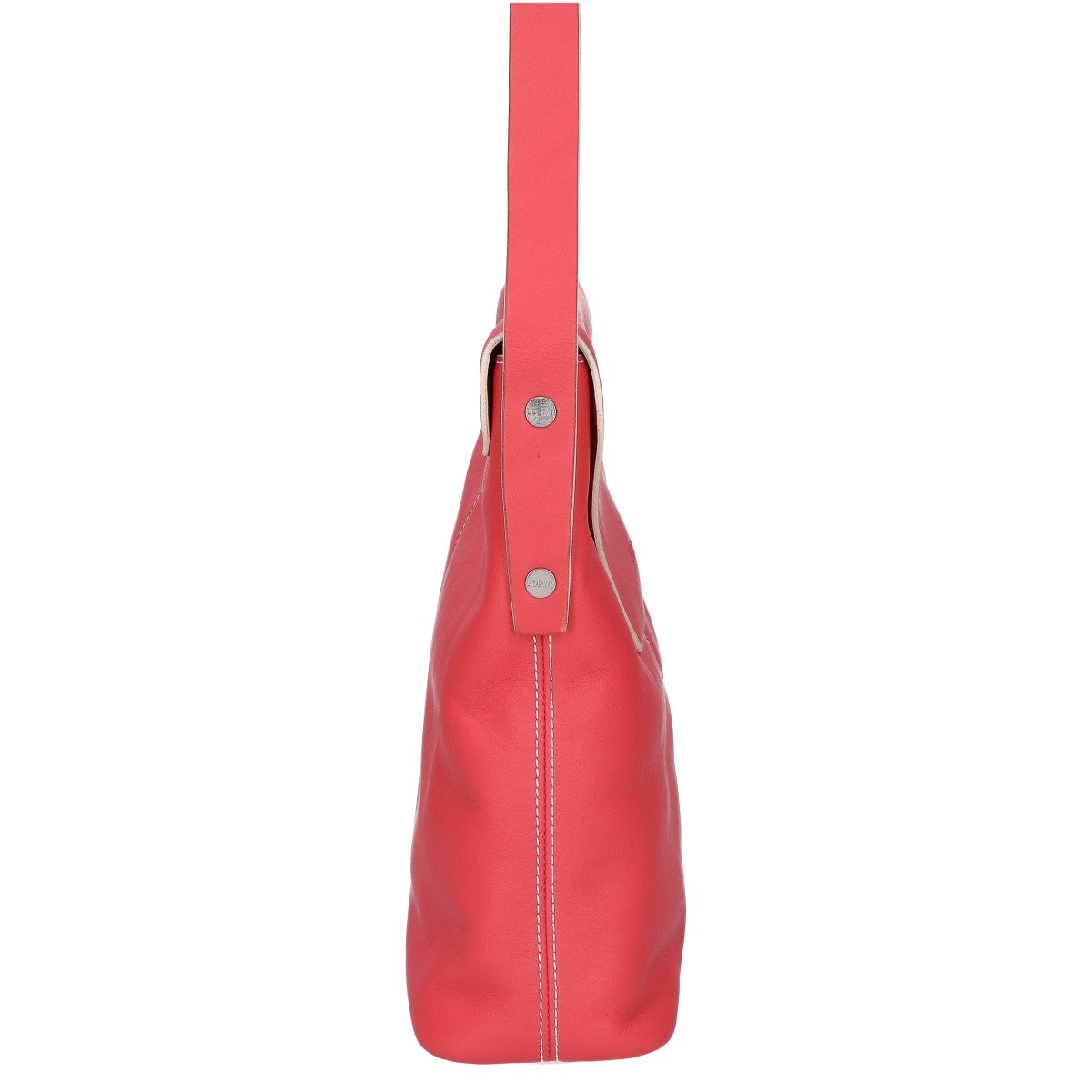 LOEWE ロエベ 美品 レザー ロゴ フラップ ショルダーバッグ