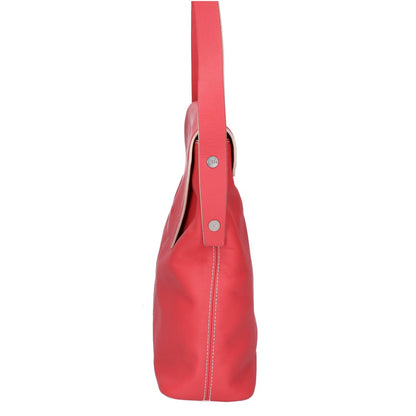 LOEWE ロエベ 美品 レザー ロゴ フラップ ショルダーバッグ