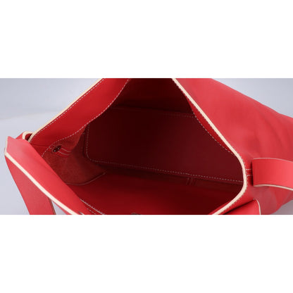 LOEWE ロエベ 美品 レザー ロゴ フラップ ショルダーバッグ