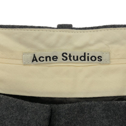 ACNE STUDIOS アクネ ストゥディオズ TROU000019 グレー コットンツイル トラウザーズパンツ ボトムス