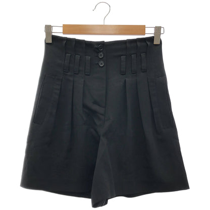 ALEXANDER WANG アレキサンダーワン 028-63006 ブラック ウール ショートパンツ ボトムス