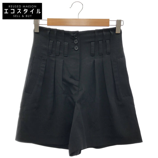 ALEXANDER WANG アレキサンダーワン 028-63006 ブラック ウール ショートパンツ ボトムス