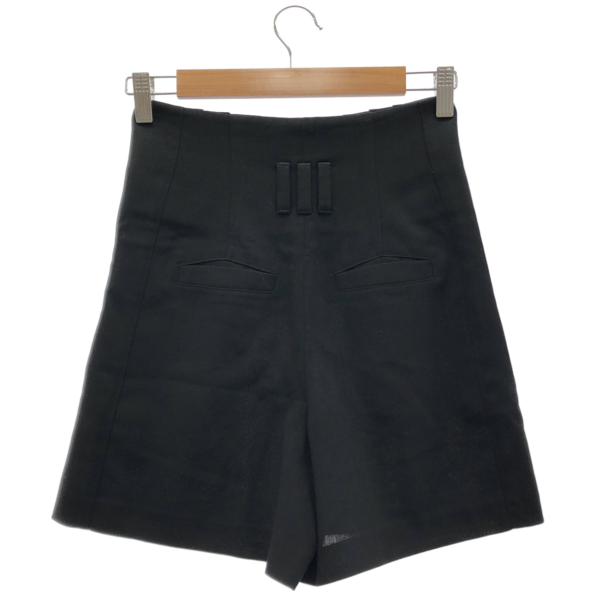 ALEXANDER WANG アレキサンダーワン 028-63006 ブラック ウール ショートパンツ ボトムス