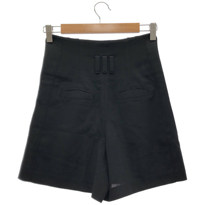 ALEXANDER WANG アレキサンダーワン 028-63006 ブラック ウール ショートパンツ ボトムス