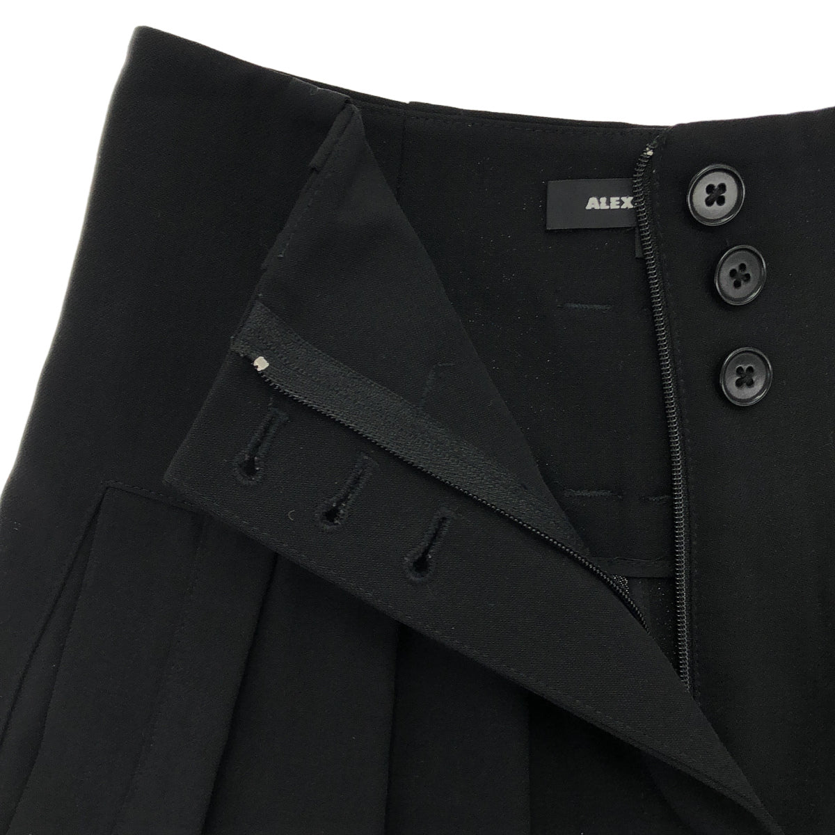 ALEXANDER WANG アレキサンダーワン 028-63006 ブラック ウール ショートパンツ ボトムス