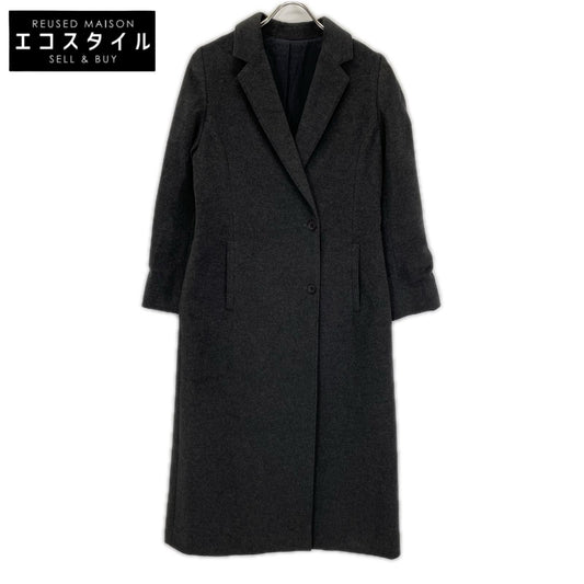LANVIN ランバン D9C1607 グレー カシミヤ100 ステンカラーコート コート