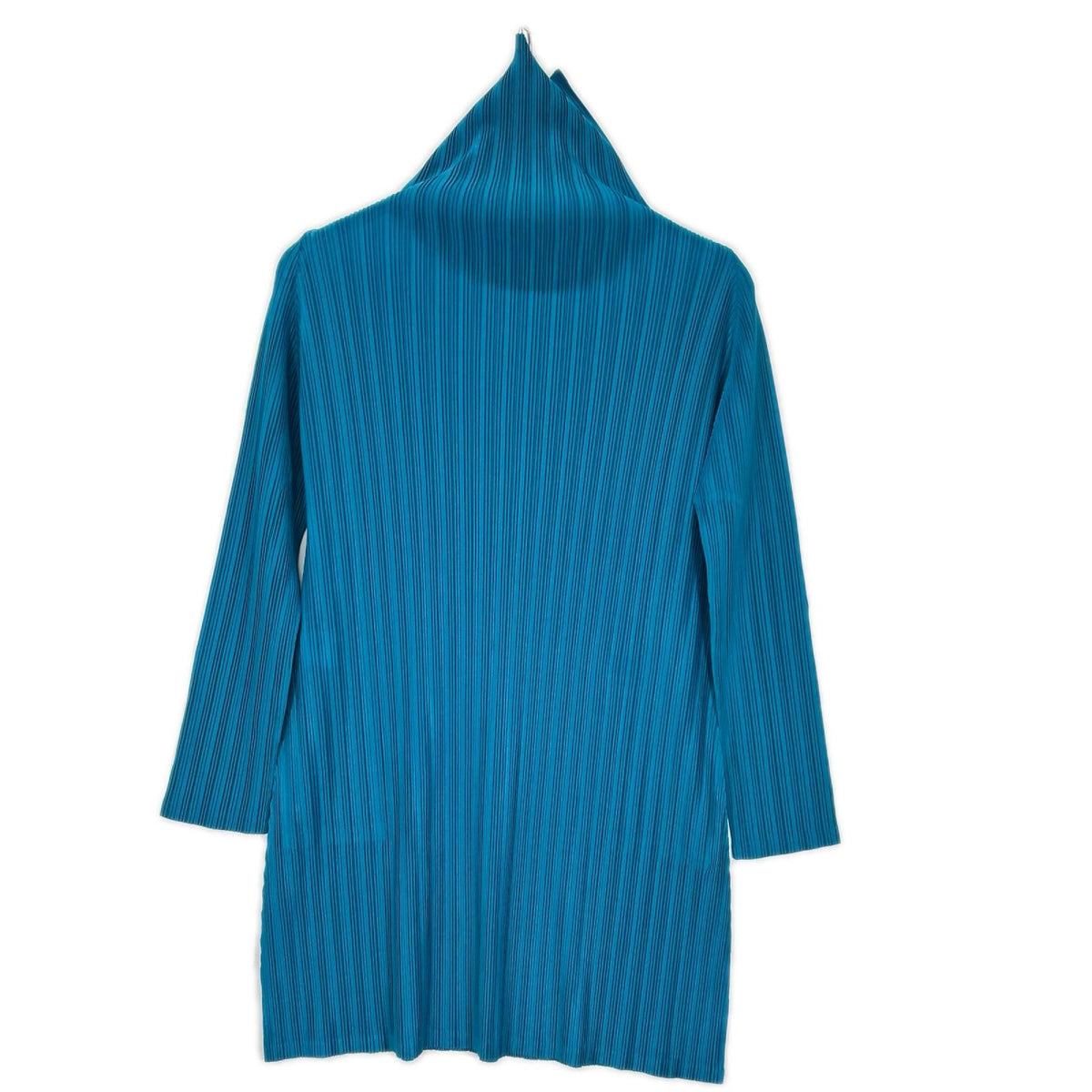 PLEATS PLEASE プリーツプリーズ PP63-T354 ブルー ハイネック 長袖カットソー トップス