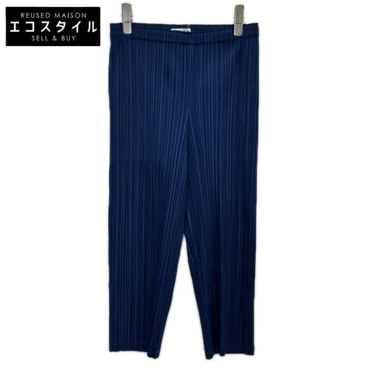 PLEATS PLEASE プリーツプリーズ PP61-JF451 ブルー プリーツ加工 パンツ ボトムス