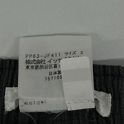 PLEATS PLEASE プリーツプリーズ PP63-JF411 グレー プリーツ加工 パンツ ボトムス