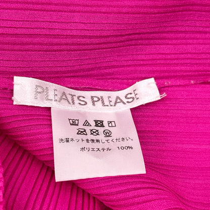 PLEATS PLEASE プリーツプリーズ PP11-FK331 ピンク ハイネック プリーツ トップス トップス