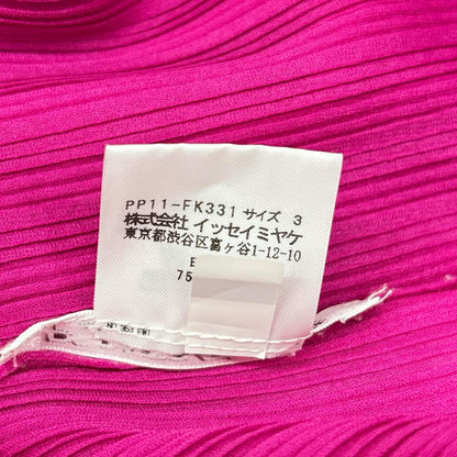 PLEATS PLEASE プリーツプリーズ PP11-FK331 ピンク ハイネック プリーツ トップス トップス