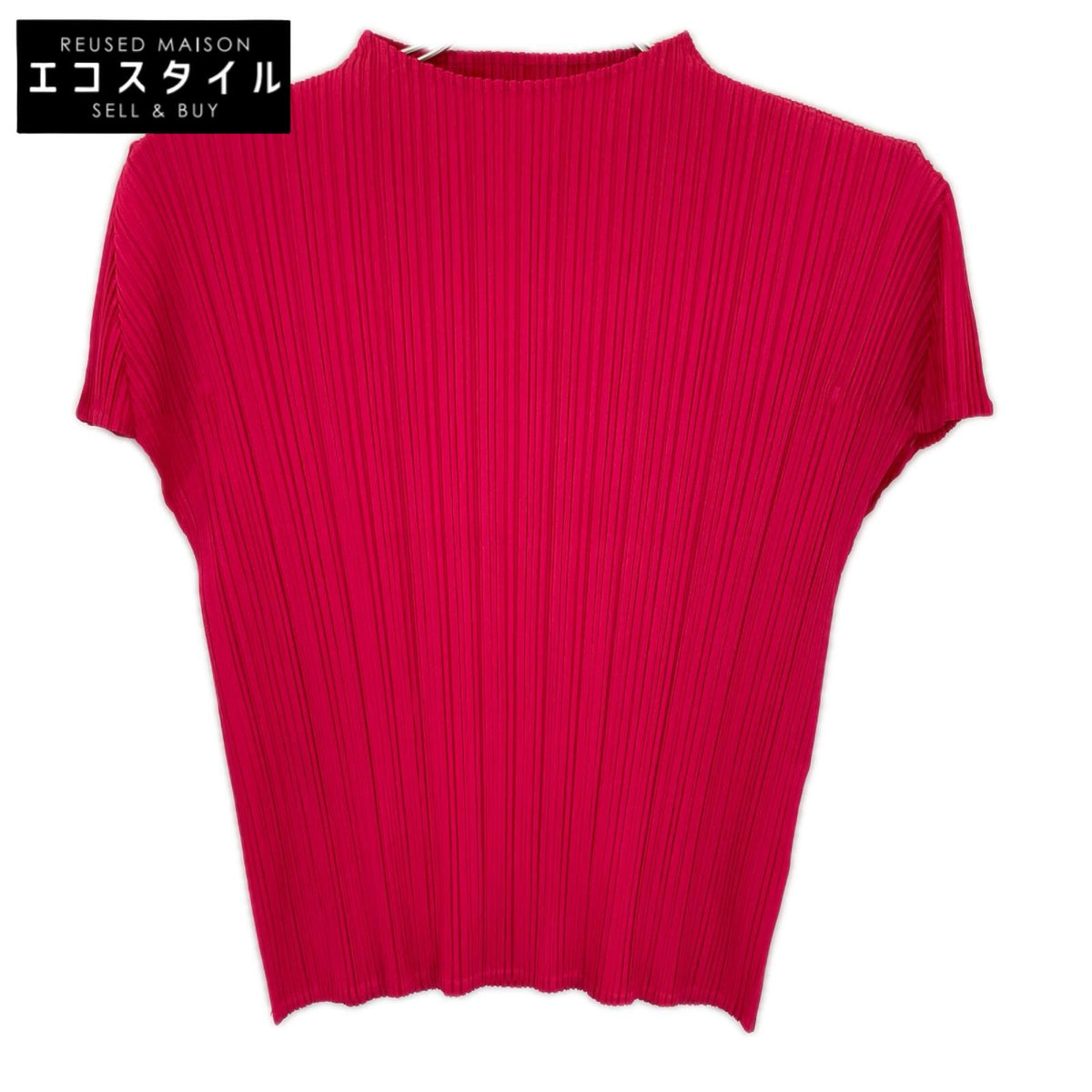 PLEATS PLEASE プリーツプリーズ PP81-JK181 ピンク プリーツ加工 モックネック トップス トップス