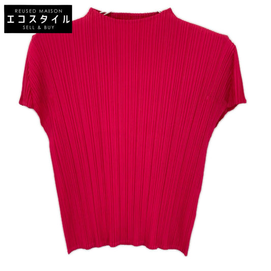 PLEATS PLEASE プリーツプリーズ PP81-JK181 ピンク プリーツ加工 モックネック トップス トップス