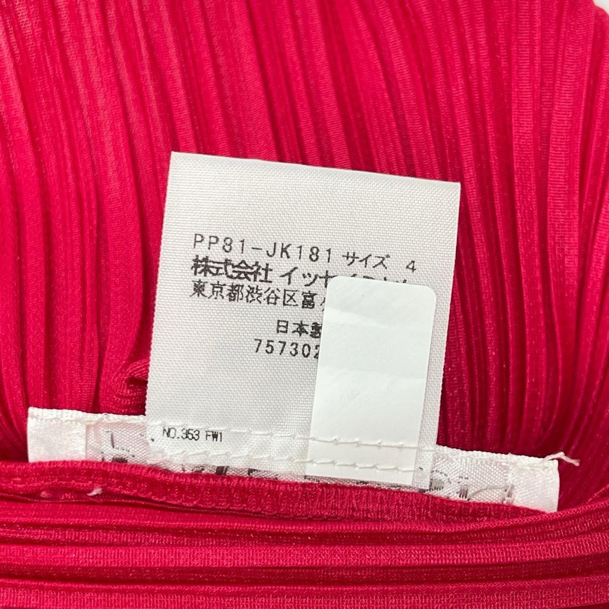 PLEATS PLEASE プリーツプリーズ PP81-JK181 ピンク プリーツ加工 モックネック トップス トップス
