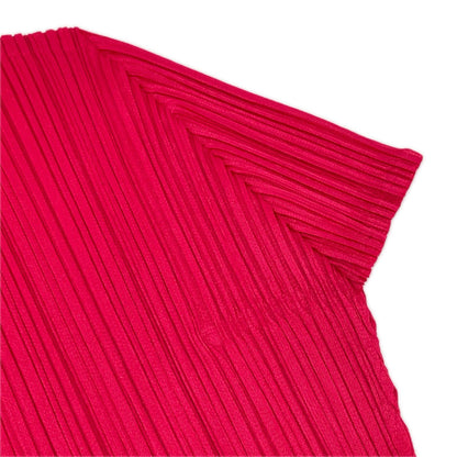 PLEATS PLEASE プリーツプリーズ PP81-JK181 ピンク プリーツ加工 モックネック トップス トップス
