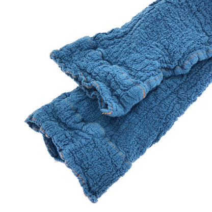 MeISSEYMIYAKE ミーイッセイミヤケ MI14FD223 ブルー DENIM CAULIFLOWER しわ加工 ジャケット トップス