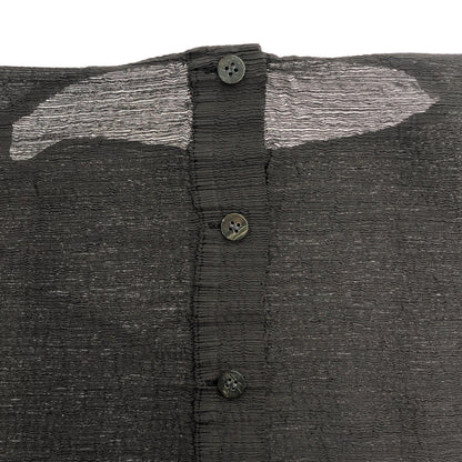 MeISSEYMIYAKE ミーイッセイミヤケ MI83FO732 グレー ワッシャー シャツ ブラウス トップス