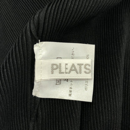 PLEATS PLEASE プリーツプリーズ PP72-AD351 ブラック プリーツ スヌード 付け襟 トップス