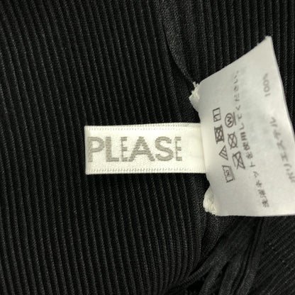 PLEATS PLEASE プリーツプリーズ PP72-AD351 ブラック プリーツ スヌード 付け襟 トップス