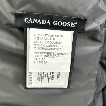 CANADA GOOSE カナダグース 5500M ブラック BROOKVALE JACKET ライトラダウン ジャケット
